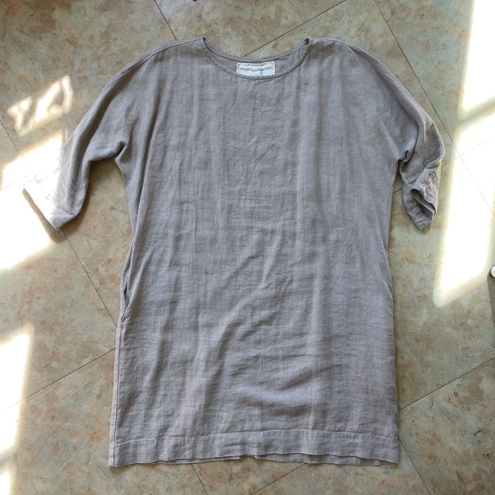 notperfectlinen tunic dress